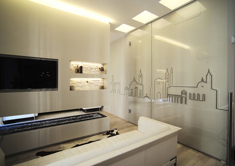 05_vista della zona living-casa privata ascoli