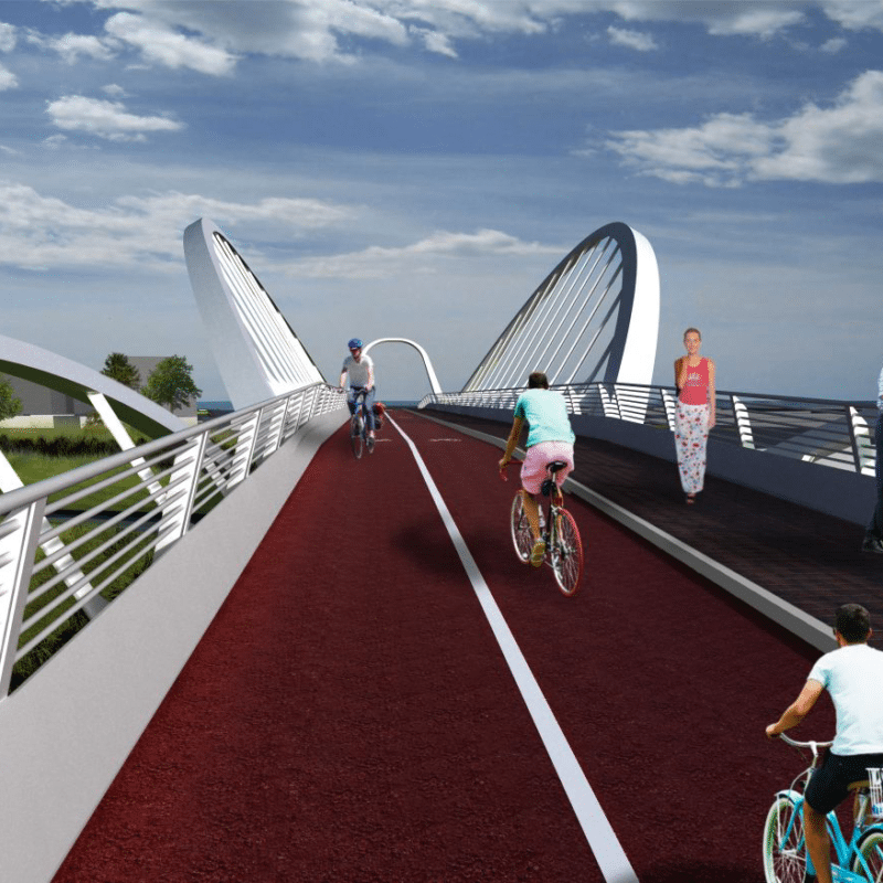 FINANZIATO IL PROGETTO DEL PONTE CICLOPEDONALE SULL’ETE